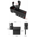 Car Seat Gap Storage Box Car Water Cup Holder Ashtray, Left Black Red, Left Carbon Fiber, Left Brown, Left Beige, Left Black, Right Black Red, Right Carbon Fiber, Right Brown, Right Beige, Right Black