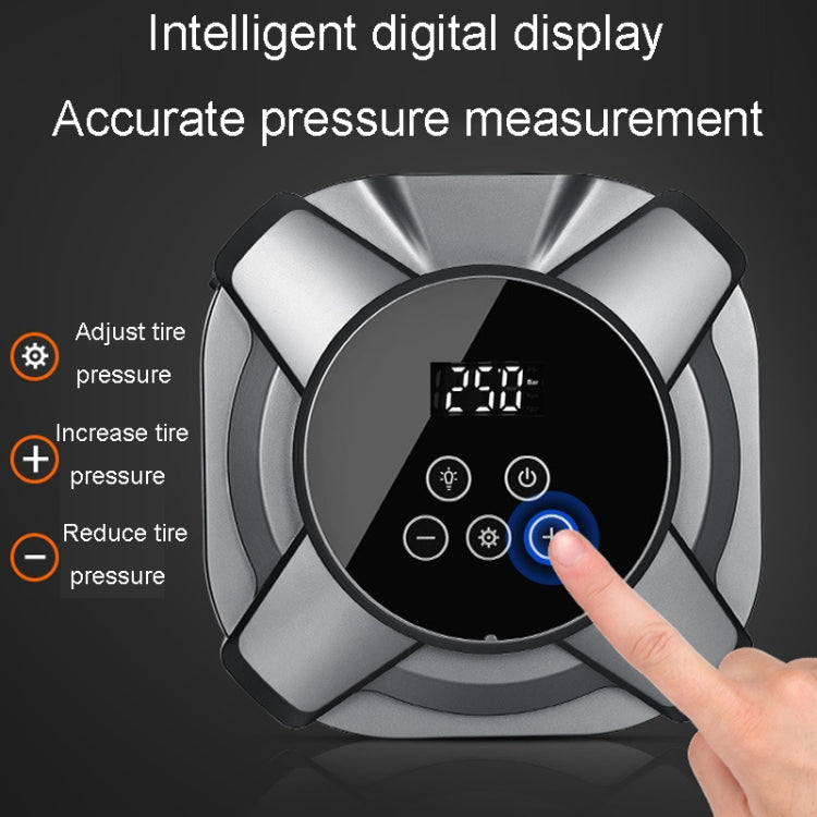 Car Intelligent Digital Display Inflator Pump Portable Car Tire Pneumatic Engine, 19 Cylinders, 22 Cylinders, 30 Cylinders