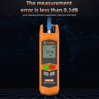 Komshine High Precision Optical Power Meter Mini Fiber Optic Light Attenuation Tester With LED, A-G/-70dBM to +6DBM, C-G/-50DBM to +26DBM, A-L/-70dBM to +6DBM, C-L/-50DBM to +26DBM