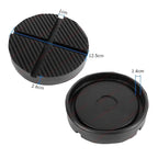 Car Jack Rubber Mat Car Shock Absorbing Cushioning Rubber Gasket, Round Shape