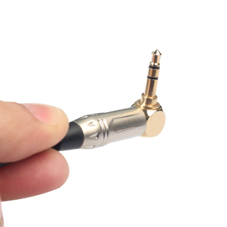 0.3m 90 Degree 3.5mm Stereo TRS Male to XLR 3Pin Male Audio Cable