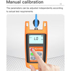 Komshine Mini Handheld Optical Power Meter Fiber Loss Measurement, KPM-25M-A/-70DBM to +6DBM, KPM-25M-C/-50DBM to +26DBM