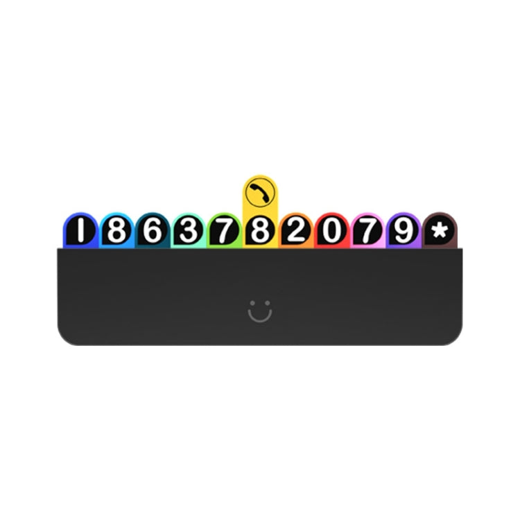 bbdd Temporary Parking License Plate Concealable Car Removal Number Plate, Rainbow Edition, Pure Edition, Piano Edition