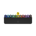 bbdd Temporary Parking License Plate Concealable Car Removal Number Plate, Rainbow Edition, Pure Edition, Piano Edition