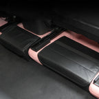 For Tesla Model Y PU Leather Car Interior Storage Glove Box Modification Accessories, Seat Model, Air Outlet Model