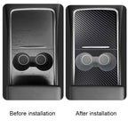 For Tesla Model 3 / Y Carbon Fiber Center Panel Protective Film Anti-Scratch Car Interior, Light, Matte