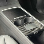 For Tesla Model 3 / Y Carbon Fiber Center Panel Protective Film Anti-Scratch Car Interior, Light, Matte