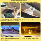 SHUNWEI SD-2301 Car Sun Visor Day Night Anti Glare Visor Adjustable Visor Protection, SD-2301