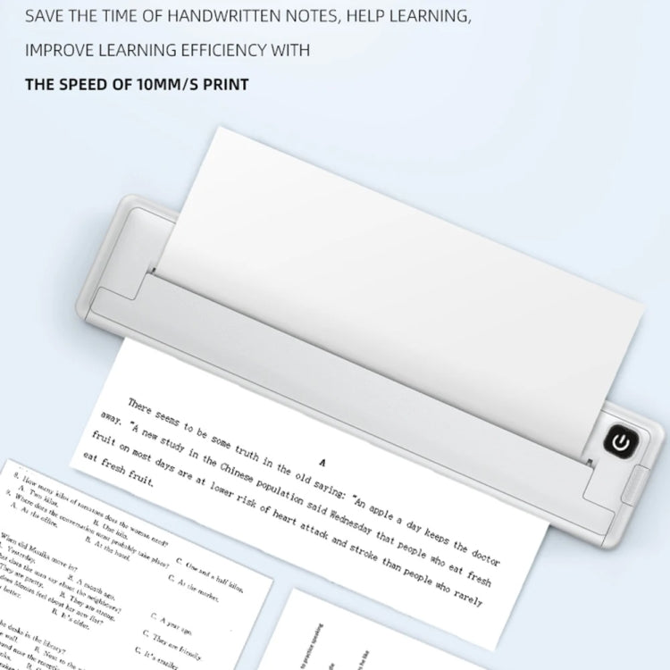 Small A4 Home Office Portable Inkless Printing Thermal Paper, 200pcs Thermal Paper