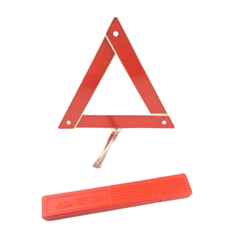 Car Storage Foldable Tripod Warning Plaque Car Emergency Warning Sign, 28 x 24cm