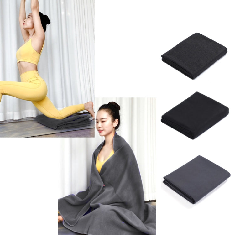 Yoga Blanket Upside Down Aid Sweat Absorbent Non-Slip Meditation Blanket, Light Gray, Black, Dark Gray