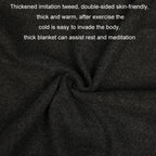 Yoga Blanket Upside Down Aid Sweat Absorbent Non-Slip Meditation Blanket, Light Gray, Black, Dark Gray