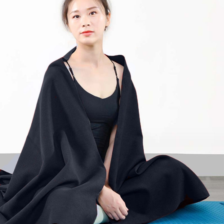 Yoga Blanket Upside Down Aid Sweat Absorbent Non-Slip Meditation Blanket, Light Gray, Black, Dark Gray
