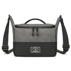 PU Leather Shoulder Crossbody Photography Bag SLR Camera Bag Lens Storage Bag