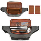 PU Leather Shoulder Crossbody Photography Bag SLR Camera Bag Lens Storage Bag