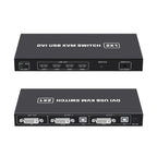 4K DVI USB KVM Switch DVI 2 In 1 Out Adapter Two Computer Shared Switcher Hub, SW88