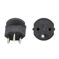 EU To Switzerland Convertible Plug With Ground Wire Travel Adaptor, Without Shell