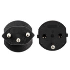 EU To Switzerland Convertible Plug With Ground Wire Travel Adaptor, Without Shell
