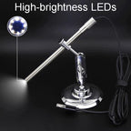 Teslong MS100 200X Magnification Adjustable Focus USB Microscope Phone And Computer HD Electronic Microscope