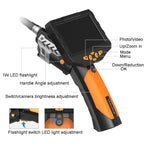 Teslong NTS300 5.5mm-3M  Dual Lens Waterproof 5 Inch HD Industrial Borescope Auto Repair Tools, 5.5mm Dual Lens / 3m