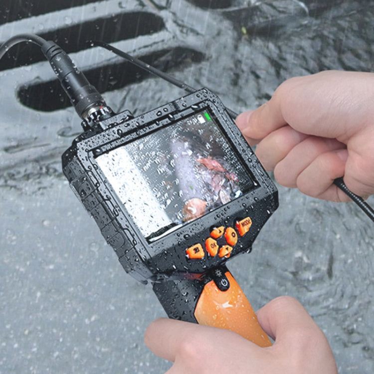 Teslong NTS300 5.5mm-3M  Dual Lens Waterproof 5 Inch HD Industrial Borescope Auto Repair Tools, 5.5mm Dual Lens / 3m