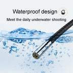Teslong NTS300 5.5mm-1M Dual Lens Waterproof 5 Inch HD Industrial Borescope Auto Repair Tools, 5.5mm Dual Lens / 1m