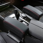 Car Wireless Charging Armrest Box Multifunctional Seat Crack Storage Box, Beige, Black White Line, Black Red Line, Black Line, Brown, Grey