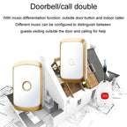 CACAZI C20 Two To Three Wireless Pager For The Elderly Home Care Waterproof Emergency Pager, EU Plug