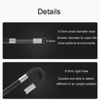 TESLONG TD500 8.5mm Lens HD 5 Inch Large Screen 360 Degree Dual Steering Borescope Industrial Components Overhaul, 8.5mm Single Lens