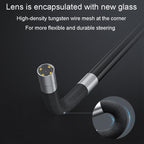 TESLONG TD500 8.5mm Lens HD 5 Inch Large Screen 360 Degree Dual Steering Borescope Industrial Components Overhaul, 8.5mm Single Lens