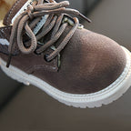 Autumn Winter Children Martin Boots Boys Girls Plush Warm Boots Casual Shoes, 21, 22, 23, 24, 25, 26, 27, 28, 29, 30