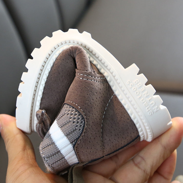 Autumn Winter Children Martin Boots Boys Girls Plush Warm Boots Casual Shoes, 21, 22, 23, 24, 25, 26, 27, 28, 29, 30