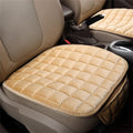 Car Winter Backless Plush Non-slip Non-binding Seat Cushion, Front Row Beige, Front Row Red, Front Row Black, Front Row Coffee