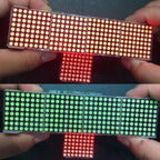 MAX7219 Point Battage Module LH Control Single-Chip Module 4 In 1 Display With 5P Cable, Red Light, Green Light, Blue Light