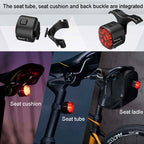 ENLEE EN09 Bicycle Tail Light Bright Warning Light For Night Riding Highway Motorcycle Lights, Ordinary Model, Smart Model