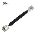 Window/Door Pass Through Flat RF Coaxial Cable UHF 50 Ohm RF Coax Pigtail Extension Cord, 20cm, 30cm, 40cm