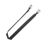 Window/Door Pass Through Flat RF Coaxial Cable UHF 50 Ohm RF Coax Pigtail Extension Cord, 20cm, 30cm, 40cm