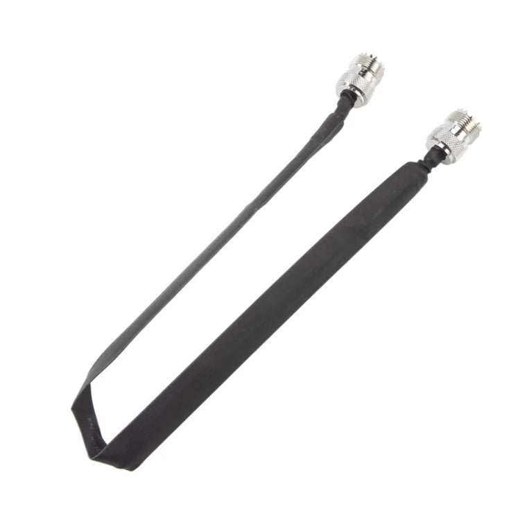 Window/Door Pass Through Flat RF Coaxial Cable UHF 50 Ohm RF Coax Pigtail Extension Cord, 20cm, 30cm, 40cm