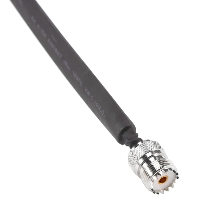 Window/Door Pass Through Flat RF Coaxial Cable UHF 50 Ohm RF Coax Pigtail Extension Cord, 20cm, 30cm, 40cm
