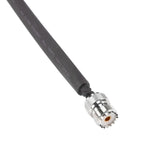Window/Door Pass Through Flat RF Coaxial Cable UHF 50 Ohm RF Coax Pigtail Extension Cord, 20cm, 30cm, 40cm