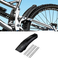 Front And Rear Universal Bicycle Mudguards Cycling Accessories Mountain Bike Riding Gear, ENLEE E-35431 Single, ENLEE E-35431 1pair