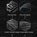 ENLEE E-645 Bicycle Frame Protectors Mountain Bike Road Bike Bumper Covers Downtube Guards