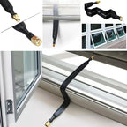 Fiberglass Antenna Through Wall Adapter Cable Flat Window Cable, RP-SMA Male To Female, SMA Male To Male, SMA Male To Female