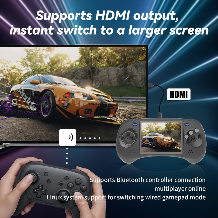 ANBERNIC RG ARC-D Handheld Game Console 4-Inch IPS Screen Linux / Android 11 System Portable Video Arcade, 128G, 256G