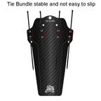 ENLEE Mountain Bike Fenders Mountain Bicycle Saddle Universal Riding Accessories, Carbon Fiber, Camouflage, Lightning