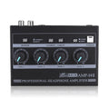 Mini HIFI 8-channel Monitoring Portable Headphone Amplifier Distributor, AMP-i4Ⅱ