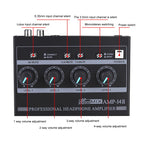 Mini HIFI 8-channel Monitoring Portable Headphone Amplifier Distributor, AMP-i4Ⅱ