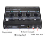 Mini HIFI 8-channel Monitoring Portable Headphone Amplifier Distributor, AMP-i4Ⅱ