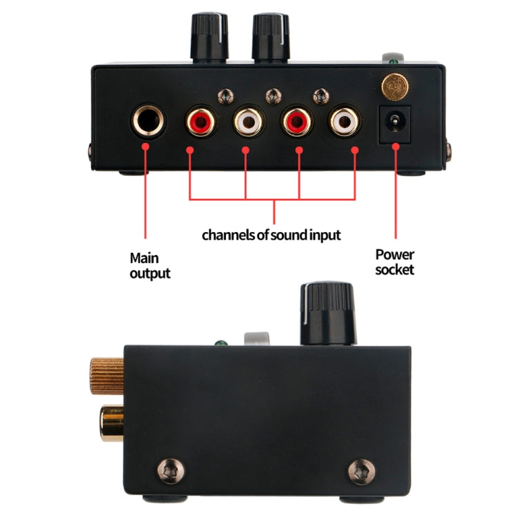 Vinyl Record Player Preamplifier, US Plug, PP500 US Plug