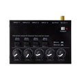 Ultra-compact 4 Channel Stereo Sound Low-noise Mixer For Recording Live Broadcasting, US Plug, MAX400